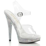 Sandales plateforme strass 15 cm SULTRY-608DM sandales talons hauts fabulicious