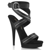 Sandales vegan noir 15 cm SULTRY-619 sandales talons hauts