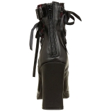 Similicuir 10 cm CRYPTO-51 bottines gothique semelles paisses