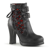 Similicuir 10 cm DEMONIA CRYPTO-51 plateforme bottines femmes