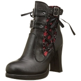Similicuir 10 cm DEMONIA CRYPTO-51 plateforme bottines femmes