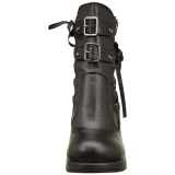 Similicuir 10 cm DEMONIA CRYPTO-51 plateforme bottines femmes