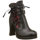 Similicuir 10 cm DEMONIA CRYPTO-51 plateforme bottines femmes
