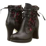 Similicuir 10 cm DEMONIA CRYPTO-51 plateforme bottines femmes