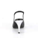 Similicuir 10 cm DREAM-405 escarpins slingback chaussures travesti