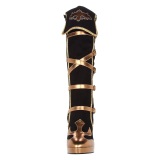 Similicuir 11,5 cm ARENA-2012 plateforme botte haut talon cosplay funtasma