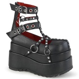Similicuir 11,5 cm BEAR-28 bottines plateforme lolita
