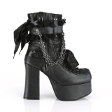 Similicuir 11,5 cm CHARADE-110 bottines demonia plateforme