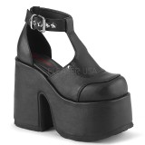 Similicuir 13 cm Demonia CAMEL-103 chaussures plateforme lolita