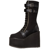 Similicuir 14 cm SWING-221 bottes lolita gothique semelles paisses