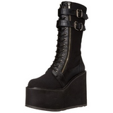 Similicuir 14 cm SWING-221 bottes lolita gothique semelles paisses