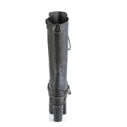 Similicuir 14 cm TORMENT-170 bottes plateforme gothique