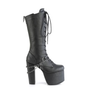 Similicuir 14 cm TORMENT-170 bottes plateforme gothique