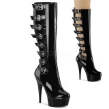 Similicuir 15 cm DELIGHT-2047 bottes pleaser plateforme