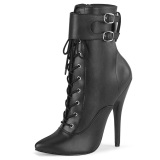 Similicuir 15 cm DOMINA-1023 bottines stiletto  talon aiguille