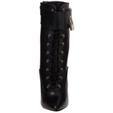 Similicuir 16 cm DAGGER-1023 Bottines  Lacets Talons Hauts Femmes