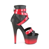 Similicuir 18 cm ADORE-700-15 sandales pleaser plateforme