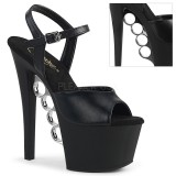 Similicuir 18 cm KNUCKS-709 talons hauts pleaser plateforme