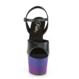 Similicuir 18 cm SKY-309BP sandales pleaser plateforme