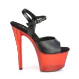 Similicuir 18 cm SKY-309T sandales pleaser plateforme
