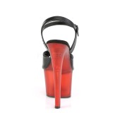 Similicuir 18 cm SKY-309T sandales pleaser plateforme