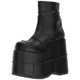 Similicuir 18 cm STACK-201 Bottines Plateforme Gothiques Hommes