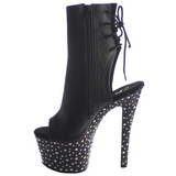 Similicuir 18 cm STARDANCE-1018-7 bottines plateforme pour femmes