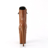 Similicuir 20 cm FLAMINGO-1020 caramel bottines plateforme pour femmes