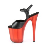 Similicuir 20 cm FLAMINGO-809T chaussures pleaser talons hauts