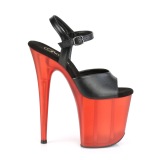 Similicuir 20 cm FLAMINGO-809T chaussures pleaser talons hauts
