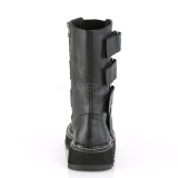 Similicuir 3 cm LILITH-211 bottes demonia plateforme