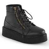 Similicuir 5 cm CREEPER-571 Bottines Creepers Hommes Plateforme