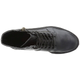 Similicuir 5 cm CREEPER-571 Bottines Creepers Hommes Plateforme
