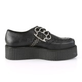 Similicuir 5 cm V-CREEPER-516 Chaussures Creepers Hommes