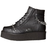 Similicuir 5 cm V-CREEPER-565 Bottines Creepers Hommes Plateforme