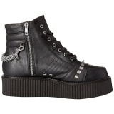 Similicuir 5 cm V-CREEPER-565 Bottines Creepers Hommes Plateforme