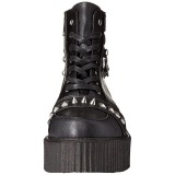 Similicuir 5 cm V-CREEPER-565 Bottines Creepers Hommes Plateforme