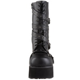 Similicuir 8,5 cm TRASHVILLE-205 Bottes Gothiques Hommes Plateforme