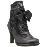 Similicuir 9,5 cm DEMONIA GLAM-200 bottines gothique lolita