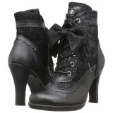 Similicuir 9,5 cm DEMONIA GLAM-200 bottines gothique lolita