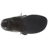 Similicuir 9,5 cm DEMONIA GLAM-200 bottines gothique lolita