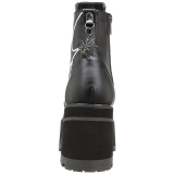 Similicuir 9,5 cm RANGER-105 bottines plateforme lolita