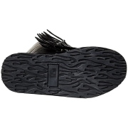 Similicuir 9 cm DAMNED-318 plateformes bottes  boucles pour femmes
