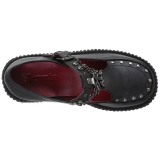 Similicuir CREEPER-215 Chaussures Creepers Femmes Plateforme