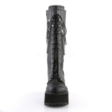 Similicuir DemoniaCult RANGER-303 Bottes  Lacets Hommes