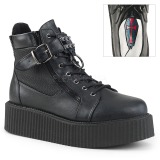 Similicuir V-CREEPER-566 Bottines Creepers Hommes Plateforme