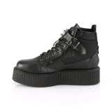Similicuir V-CREEPER-566 Bottines Creepers Hommes Plateforme