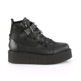 Similicuir V-CREEPER-566 Bottines Creepers Hommes Plateforme