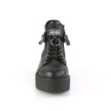 Similicuir V-CREEPER-566 Bottines Creepers Hommes Plateforme