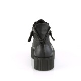 Similicuir V-CREEPER-566 Bottines Creepers Hommes Plateforme